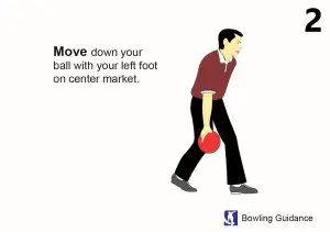 move down your ball