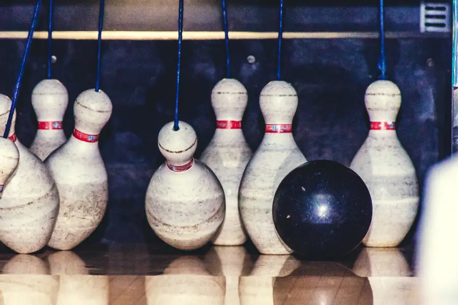 Bowling Pins on Strings