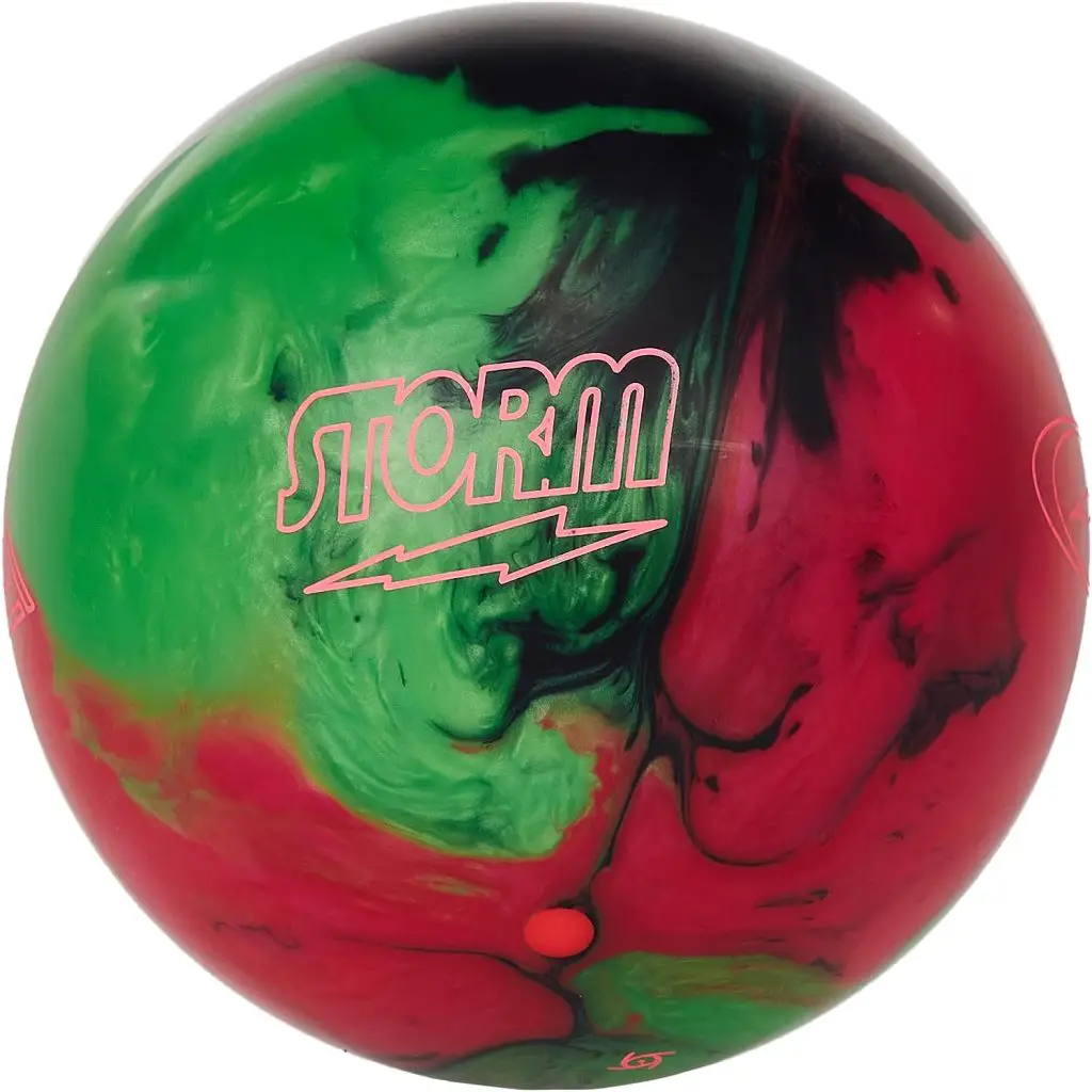 Storm Bowling Products Nova Bowling Ball - Hot Pink/Lime/Jet Black - 15lbs
